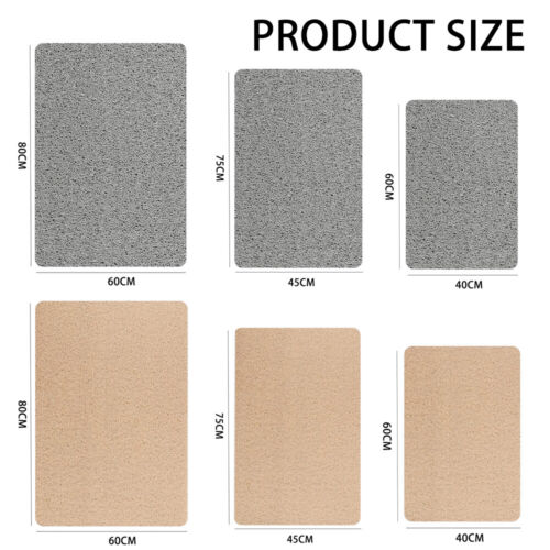 Shower Mat Rug Anti Slip Loofah Bathroom Bath Mat Carpet Water Drains Non Slip - Picture 11 of 21
