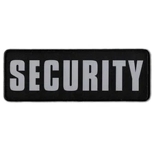 Security Patch – Ultra Reflective Hook and Loop Patch for Tactical Vest