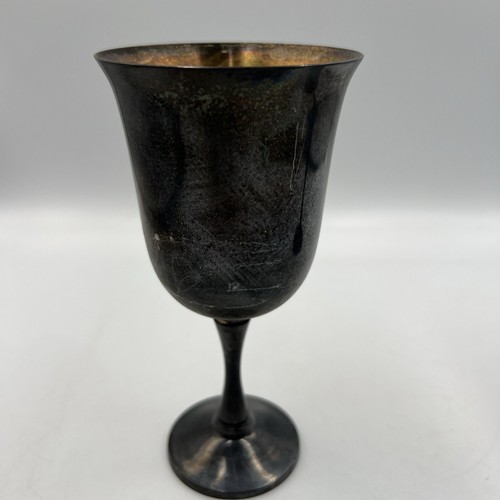 Vintage 2 Salem Silverplate Goblets - Picture 2 of 18