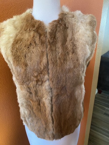 Neiman Marcus Rabbit Fur Vest Size 8 | eBay