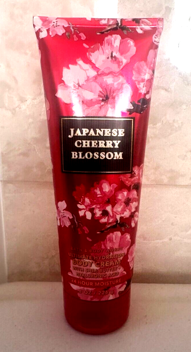 Bath & Body works JAPANESE CHERRY BLOSSOM Body CREAM 8 oz SPRING