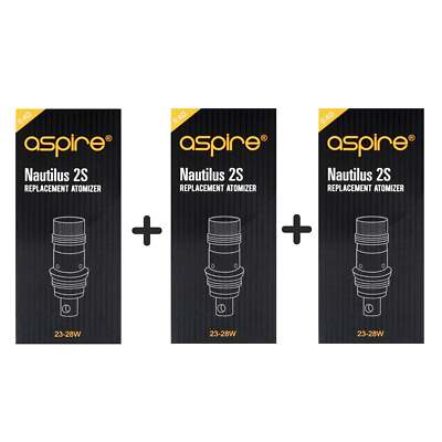 3 x 5 Aspire - Nautilus 2S Mesh - Verdampferköpfe/Coils/Heads 0.40 Ohm