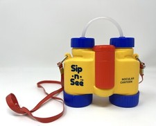 Sip N See Nocular Canteen Toy Binoculars Water Holder Vintage Nostalgia READ