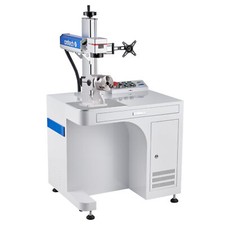 OMTech™️ 50W 12x12 Cabinet Raycus Fiber Laser Marker Engraver with Rotary Axis