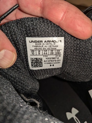 Under Armour 1276375-001 Stellar High Top Safety Toe Tactical Boots. Men's US 10 - Picture 2 of 3