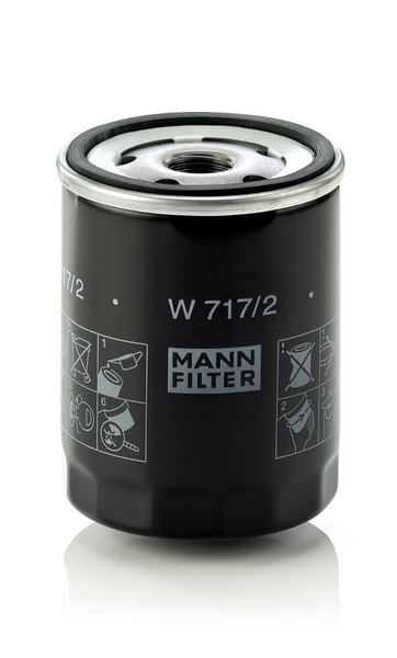 Mann-Filter ÖLfilter W 717/2 FüR Abarth Alfa Romeo Fiat FSO Lancia-image