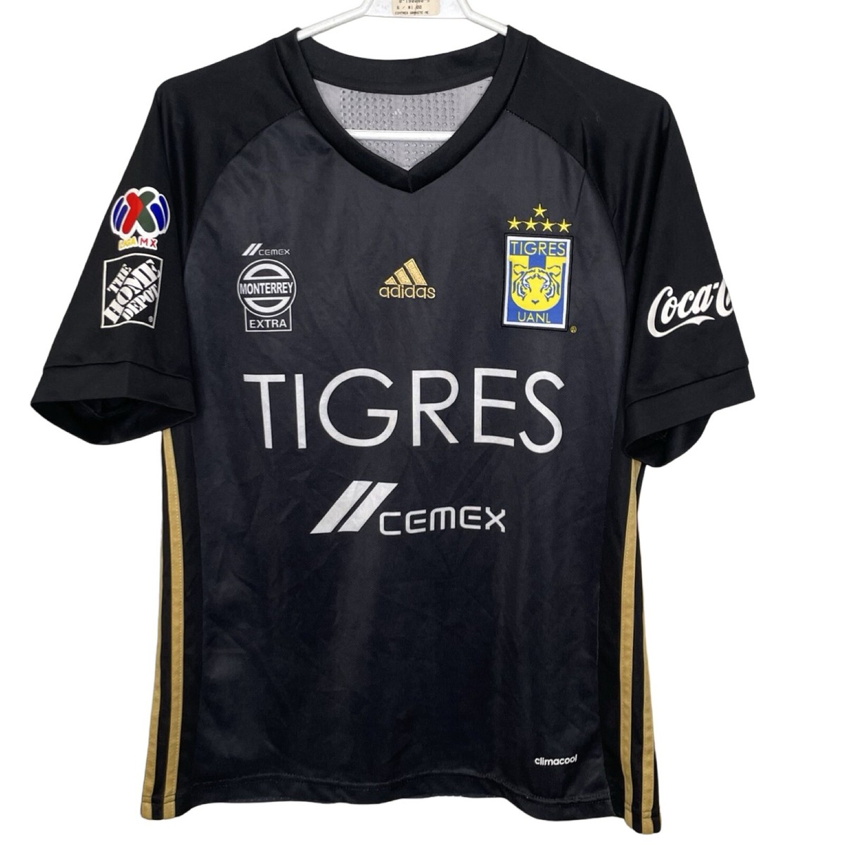 Playera De Tigres Negra Con Dorado Playera Negra Con Dorado Real