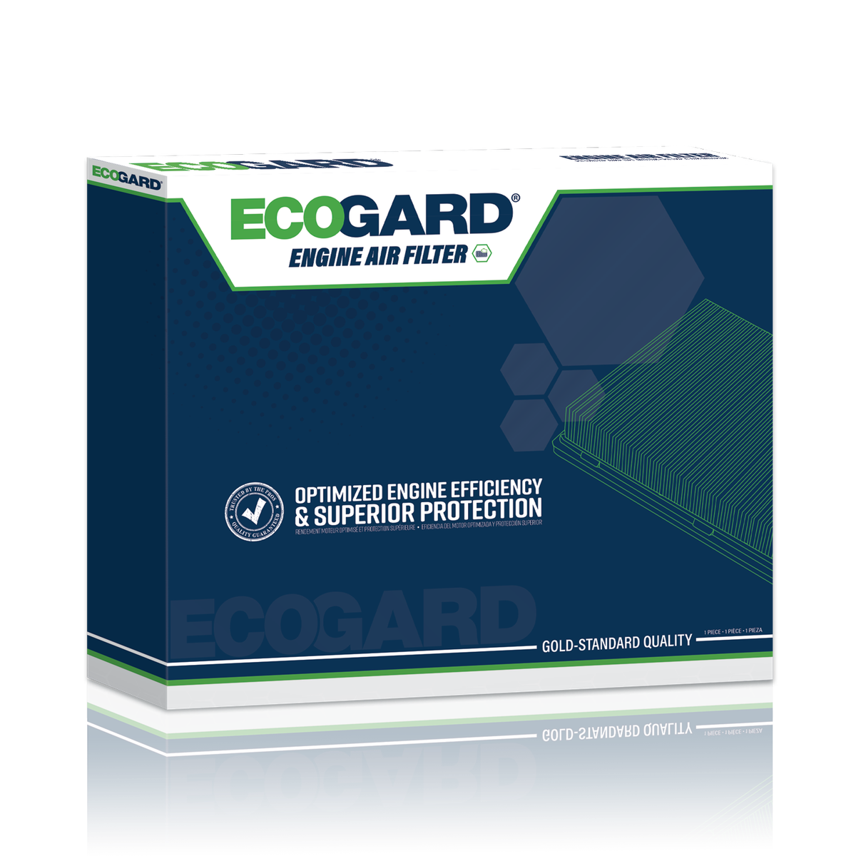 Ecogard XA5315 Premium Air Filter - Fits Chevy/GMC Trucks, Cadillac Escalade (6.6L TD, 5.3L, 6.0L & More)