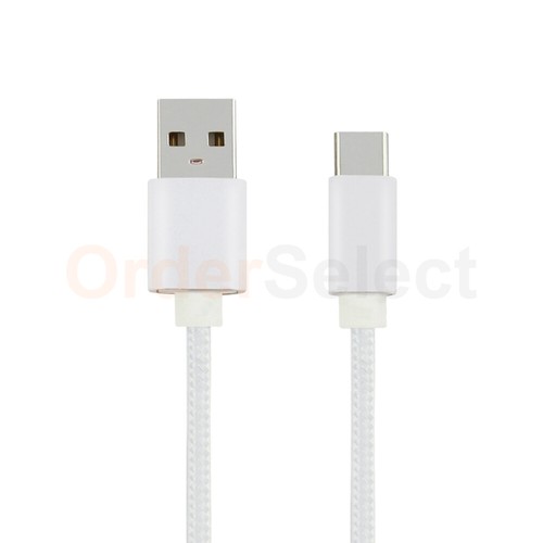 USB Type-C 6FT Braided Cable Cord for Nokia 2 V Tella/8 V 5G UW/C2 Tava/C5 Endi - Picture 2 of 6