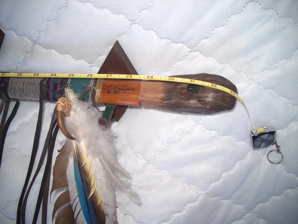 PIPA DE PAZ TIM LEDESMA ORIGINAL - CORAZÓN Y ALMA - FIRMADA Y FECHADA 2/98 Foto 2 de 4