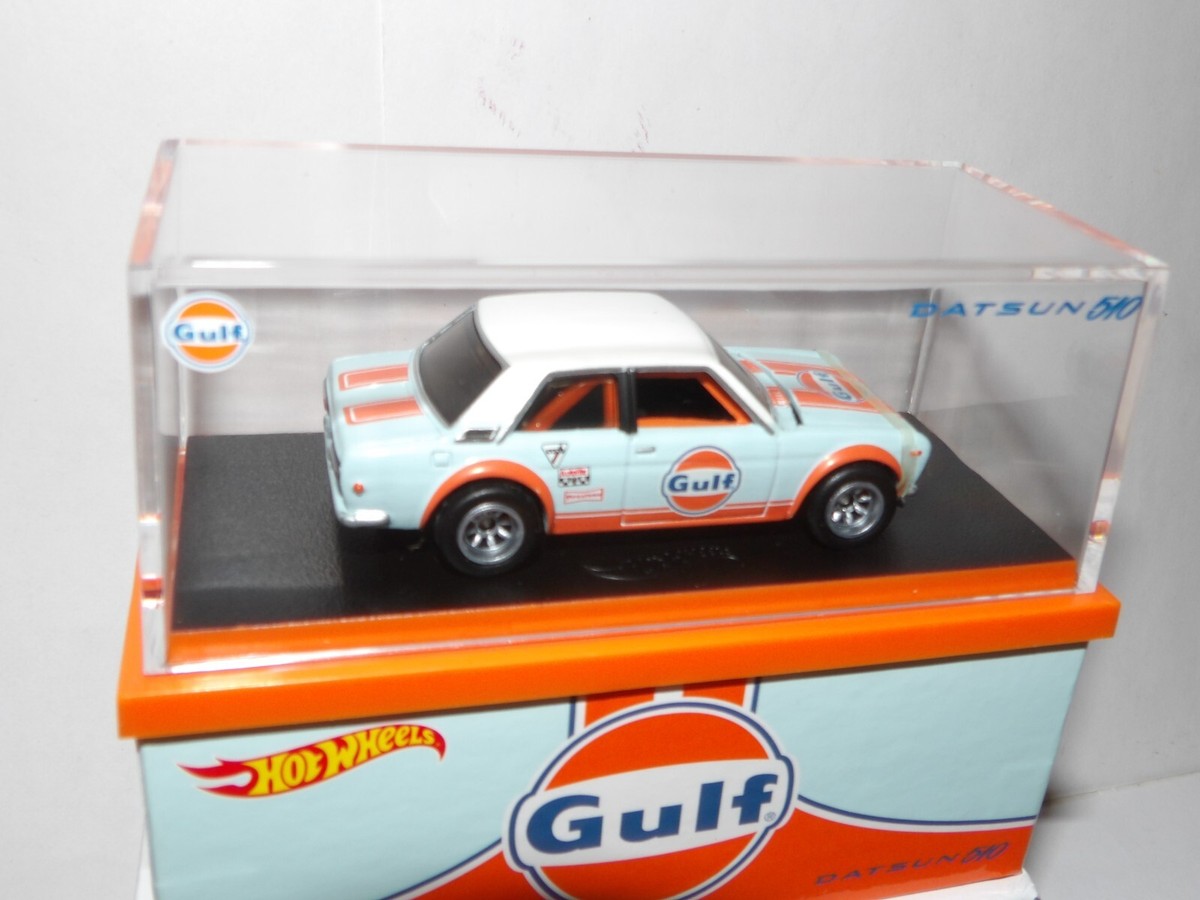 Hotwheels Datsun 510 Gulf RLC　ブルーバード 2021 Hot Wheels RLC Gulf Racing Datsun Bluebird 510 lt blue/white