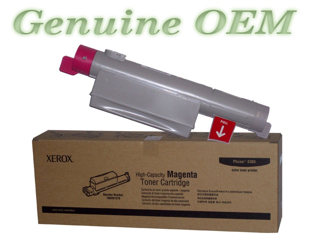 106R01219 Original OEM Xerox Toner Cartridge, Magenta High Capacity ...