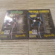 Karaoke Forever Hits DVD Lot of 2 1 Christmas  1 Pop/Rock FACTORY Sealed