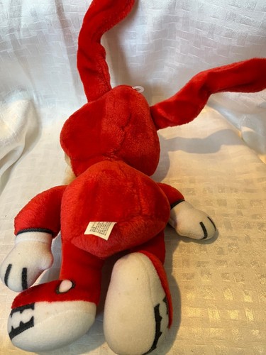 The Noid Matchbox Toys Domino's Pizza 1987 Vtg Plush Soft Toy Stuffed Animal 16" - Picture 3 of 4