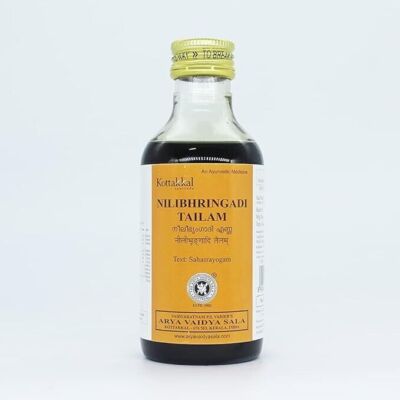Kottakkal Nilibhringadi Tailam - 200 ml Improve Hair Quality, Relaxes the mind