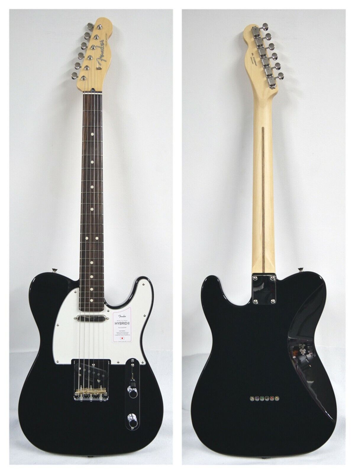 Fender Made in Japan Hybrid II Series Telecaster Black Electric Guitar New