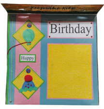 Keepsakes Kits Happy Birthday 12 x 12 Scrapbook Pages