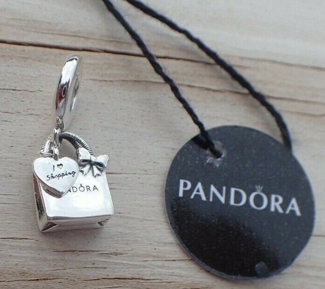 Authentic Pandora #799536C00 Pandora Shopping Bag Dangle Charm for sale ...