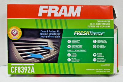 FRAM CF8392A Fresh Breeze Cabin Air Filter Replacement Car Passenger Compartment
