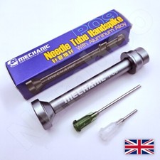 Mechanic P09 - Solder Flux / Mask / Paste Aluminium Metal Syringe Plunger + Tip