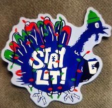 DUTCH BROS stay lit! turkey STICKER November 2024 coffee Thanksgiving holiday
