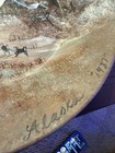 CB Carver Vintage Alaska 1987 Hand Painted Cooper Plate Wall Hanging Signed 12" — photo 3