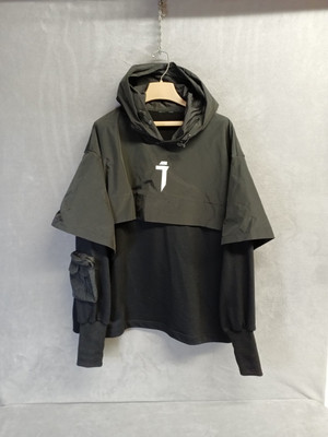 Niepce I-Tech Hoodie Men's XXL Black Pullover Fleece Urban Streetwear