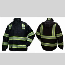 Pyramex RPB35 Type O Class 1 Enhanced Visibility Lined Parka Size Large  NWT A3