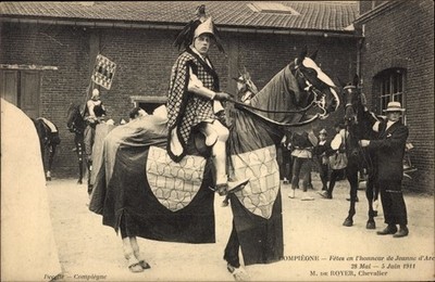 Ak Compiègne Oise, Feste zu Ehren von Jeanne d'Arc, M. de Royer,... - 4007512