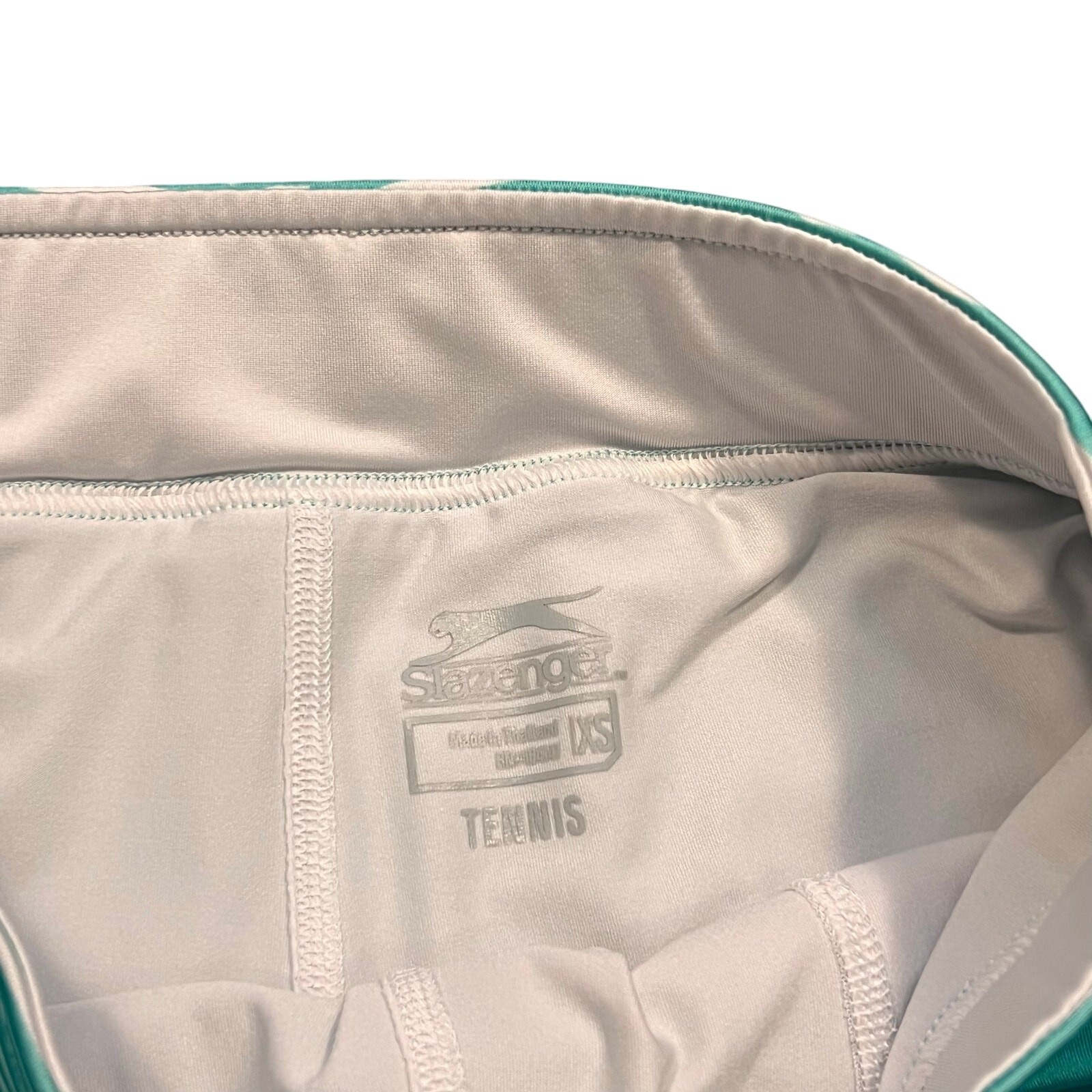Slazenger Teal Aqua White Performance Active Golf Tennis Skort Womens Size XS image 5