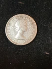 1958 Canada Silver 50 Cents .300 OZ. Silversome Reflection In Photos!