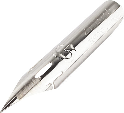 Comic G Model Chrome Pen Nib, 10 Nibs (1 Pack) (PG-6B-C-K)