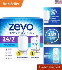 Compact Indoor Bug Catcher - Electric Flying Insect Trap with Discreet Design