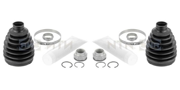2X SNR Faltenbalgsatz Antriebswelle Vorne Links Rechts FüR Opel Corsa D S07 E-image