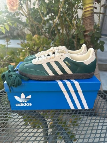 [JI3215] Adidas Originals Mens Samba OG Collegiate Green Cream White Gum *NEW*
