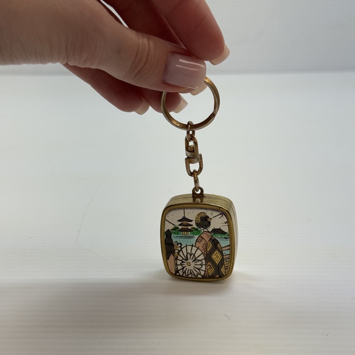 Vintage Japan Sakura Music Box Keychain | eBay