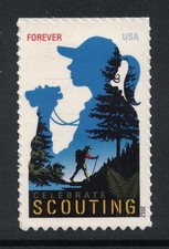 Scott 4691- Timbre à validité permanente Girl Scouts Forever MNH 2012