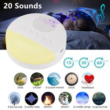 20 Sounds White Noise Machine Nature Sound Therapy Sleeping Aid Maschine Relax