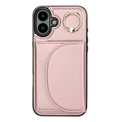 For iPhone 15 16 Pro Max 14 13 Shockproof Leather Wallet Card Ring Holder Case - Picture 54 of 61