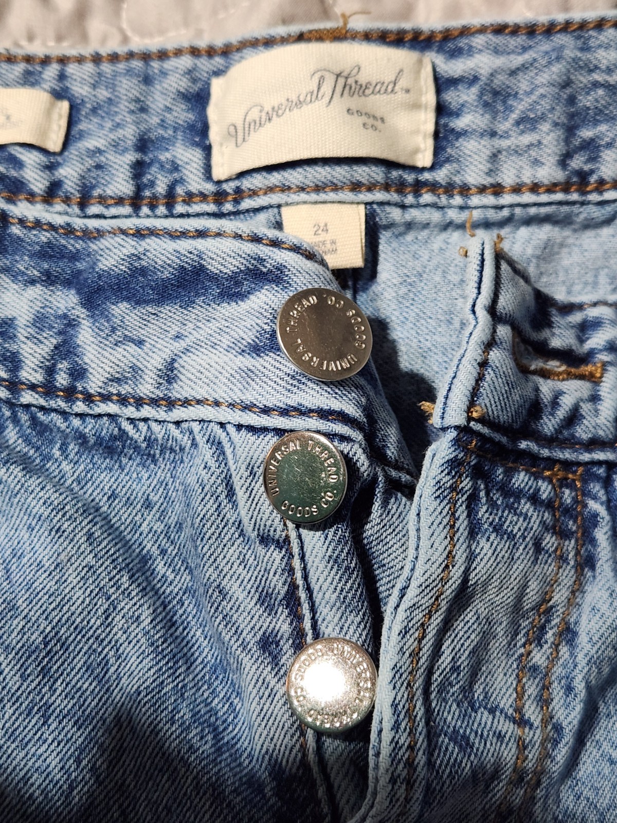 Universal Thread medium Rise Extra Wide Legs Butt… - image 1