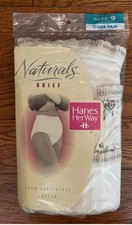 VTG 1995 Hanes Her Way Naturals White Floral Cotton Panties Underwear 3-Pack 9