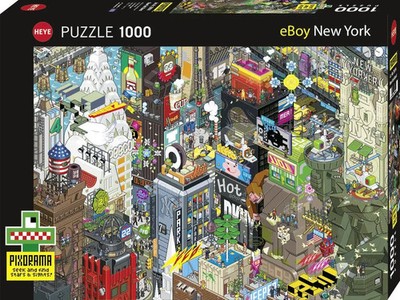 New York Quest | 1000 Teile | eBoy | Spiel | Art Lab Puzzlereihe Heye | Puzzle