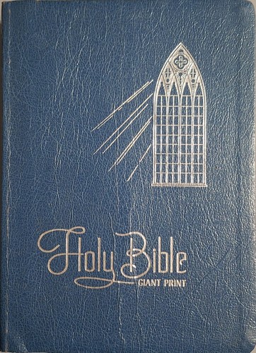 Holy Bible Red Letter King James Version Giant Print 1973 Crusade | eBay