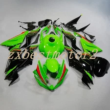 Green Black Fairing Kit w/Tank Cover For Kawasaki Ninja ZX6R 2019-2023 ZX 636