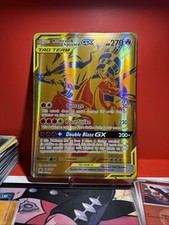 JUMBO Oversized Reshiram & Charizard GX Tag Team Gold Promo SM247 Pokémon Played on eBay