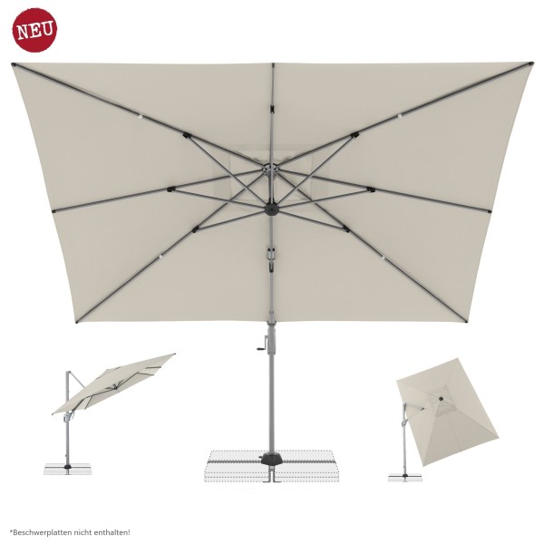 DOPPLER Pendelschirm, »Active«, LxBxH: 260x350x265 cm, naturfarben - Image 2