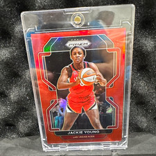 Panini 2022 WNBA Prizm Jackie Young Red Prizm /199 Las Vegas Aces #7