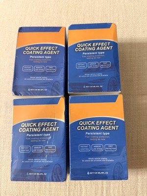 Quick Effect, Coating Agent, Persistent Type Instant Coating  4 Fl Oz 4 Pack