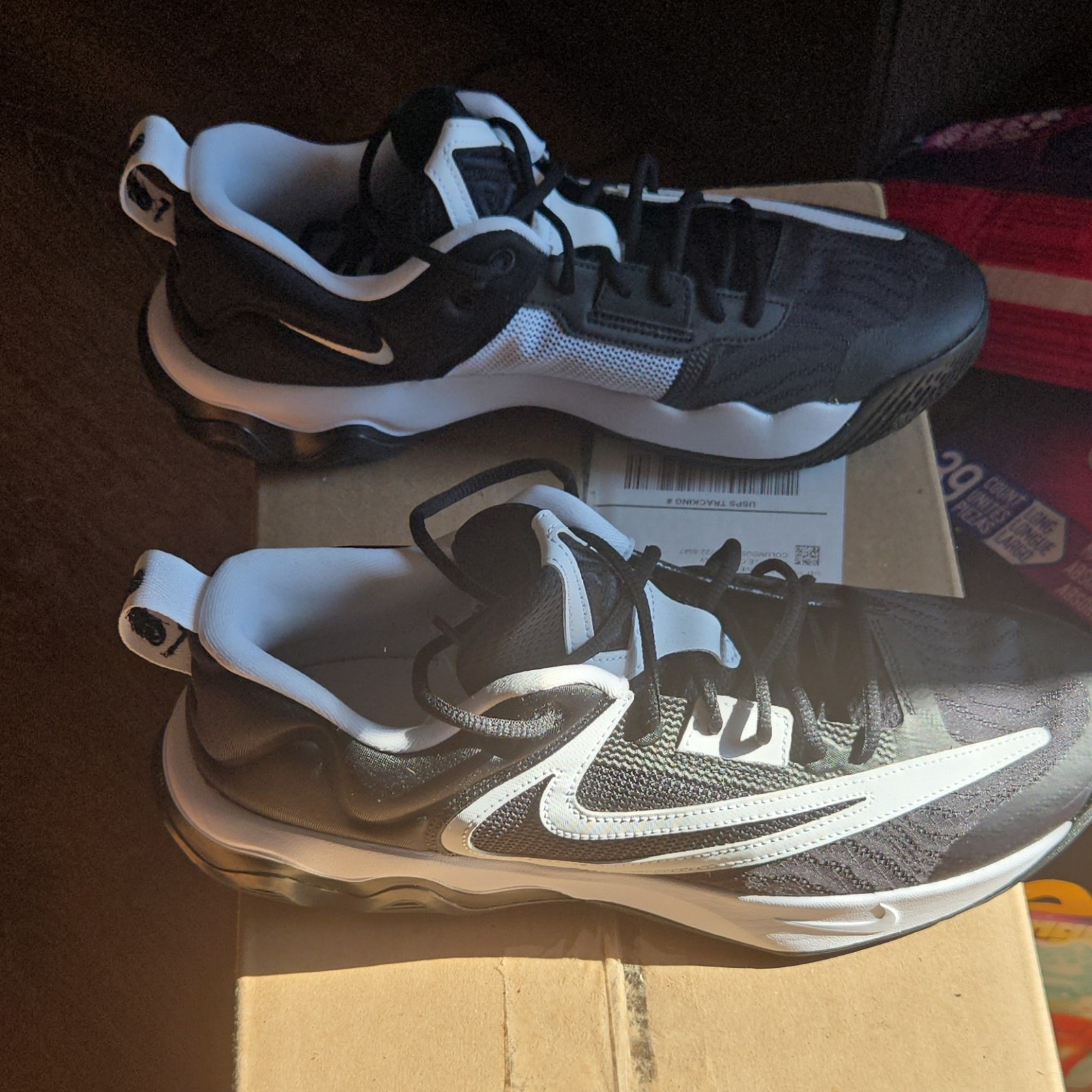 Nike Giannis Immortality Black/White Men's Low Top Basketball Sneakers thumbnail 4