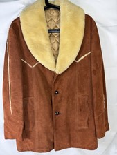 Vintage Joo Kay Natural Leather Rancher Jacket Men s Size 40